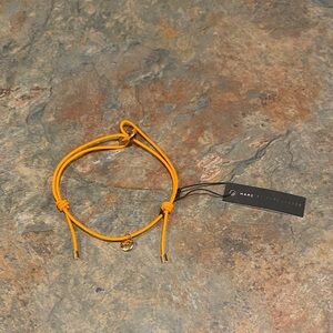 Marc Jacobs Orange Cord Bracelet NWT